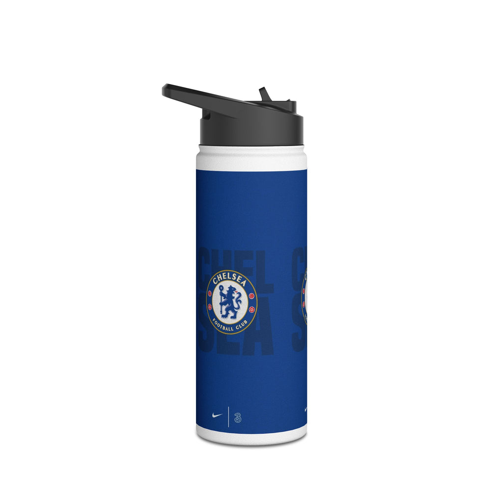 Chelsea FC Stainless Steel Water Bottle — Team Logo Sports Bottle