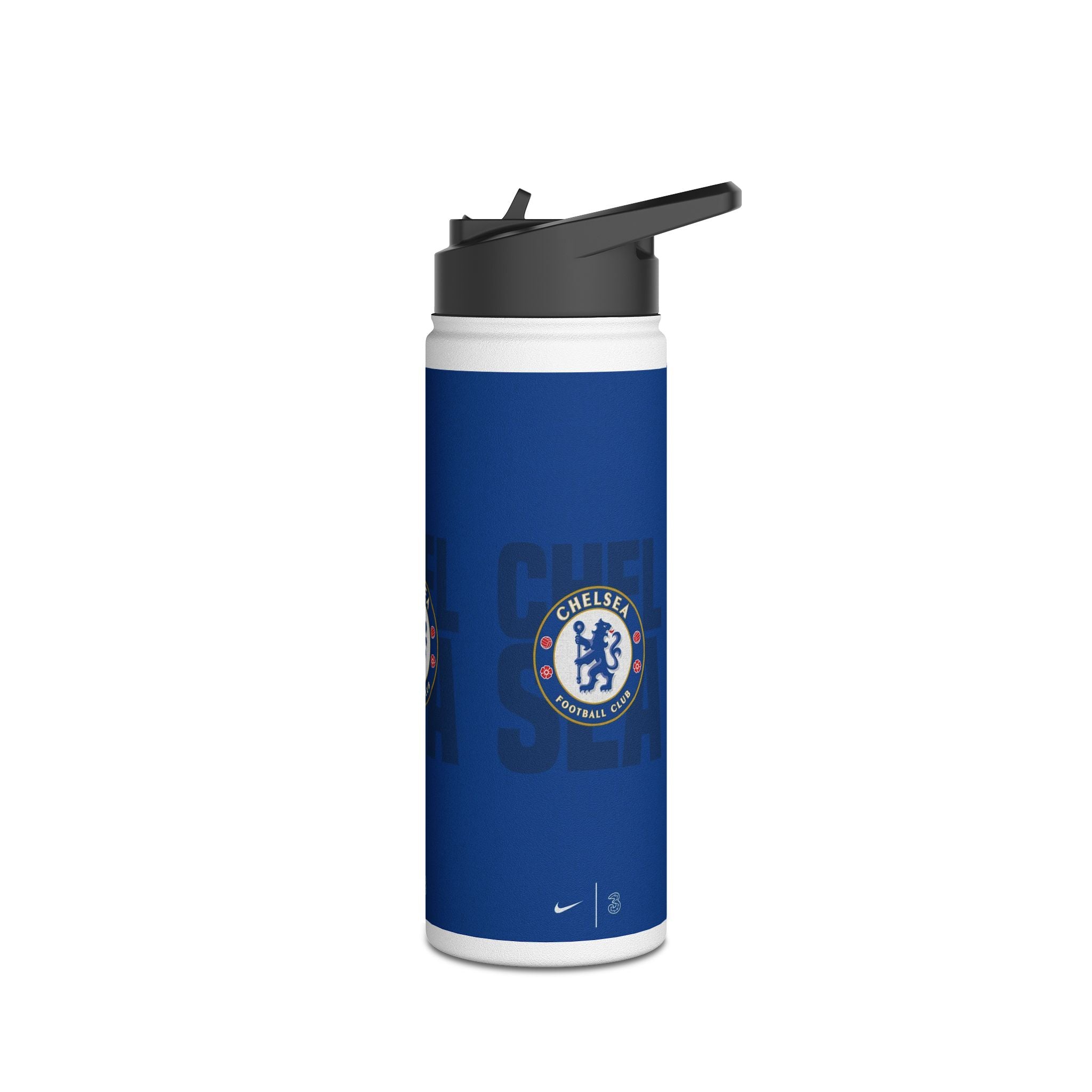Chelsea FC Stainless Steel Water Bottle — Team Logo Sports Bottle