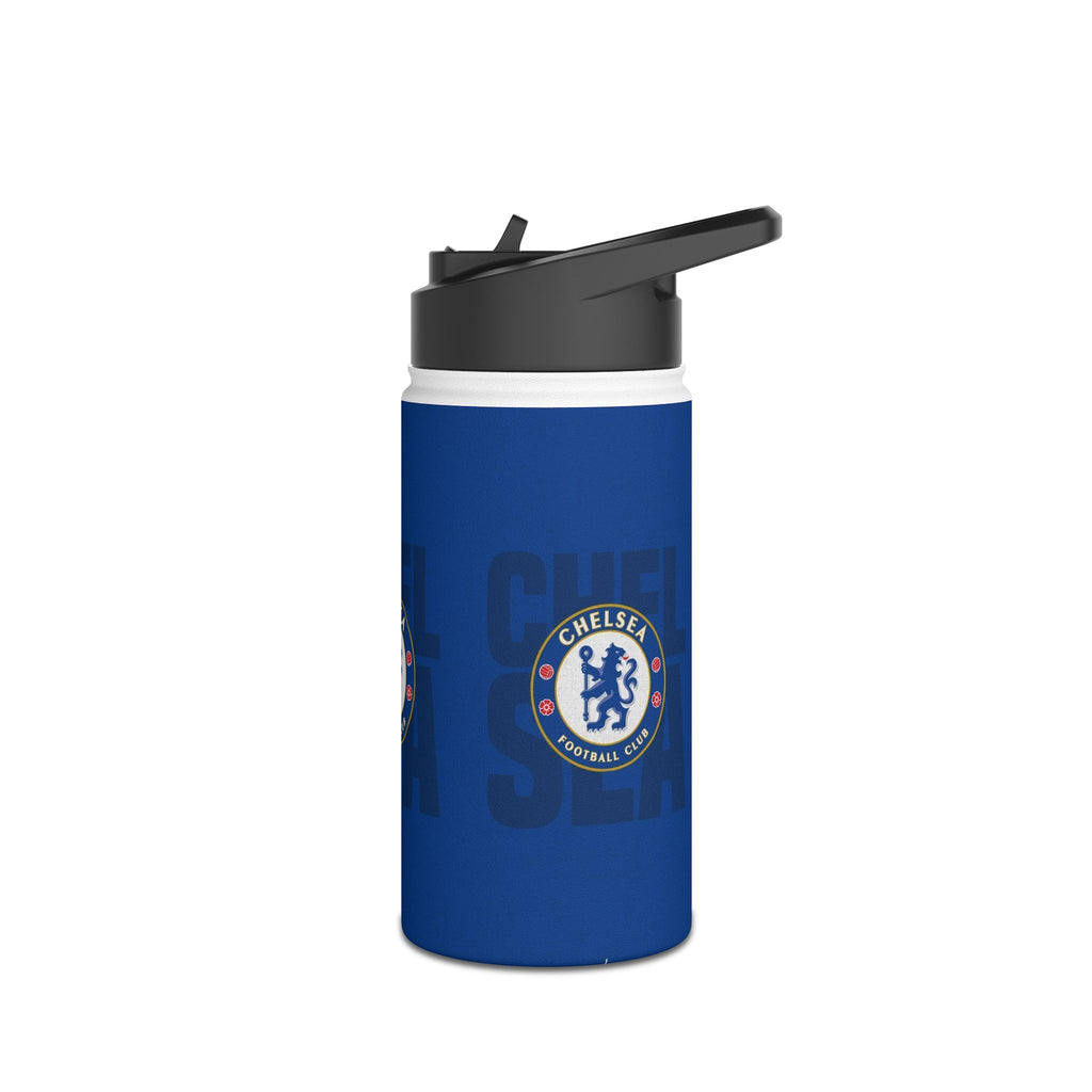 Chelsea FC Stainless Steel Water Bottle — Team Logo Sports Bottle