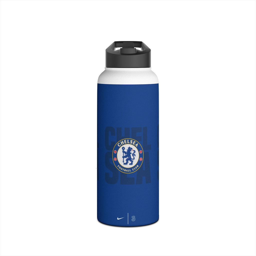 Chelsea FC Stainless Steel Water Bottle — Team Logo Sports Bottle