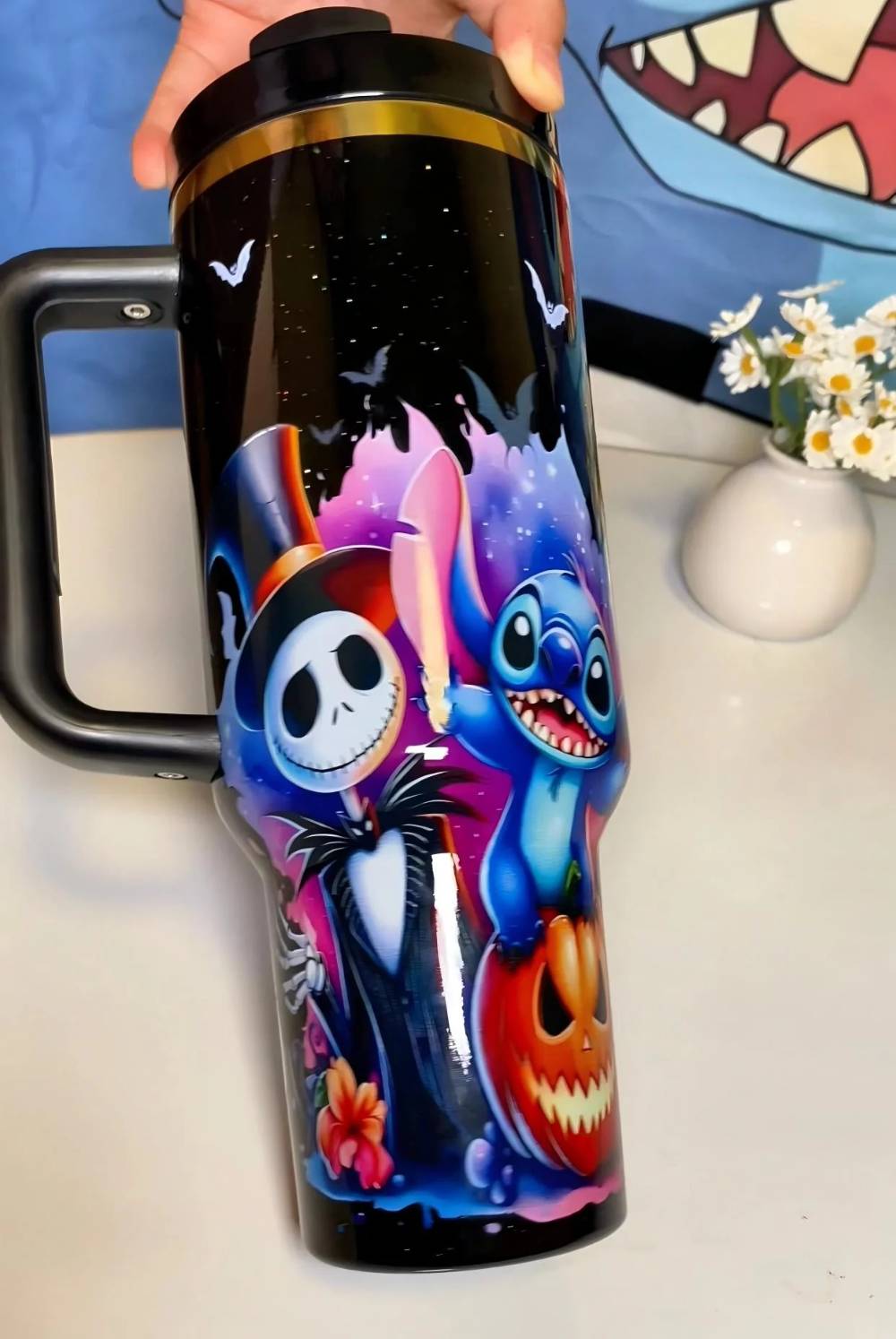 40oz Stanley x Stitch - Halloween Tumbler with Straw & Topper - Limited Edition