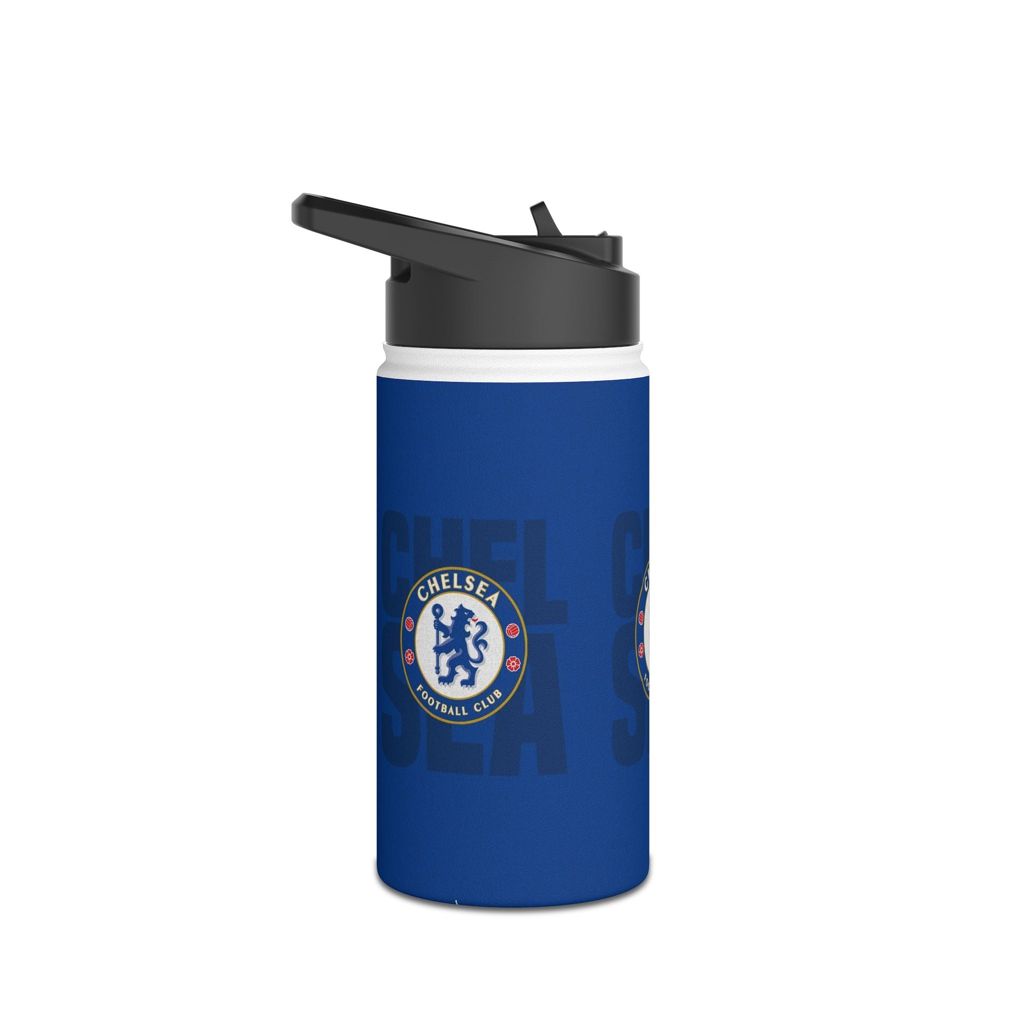 Chelsea FC Stainless Steel Water Bottle — Team Logo Sports Bottle