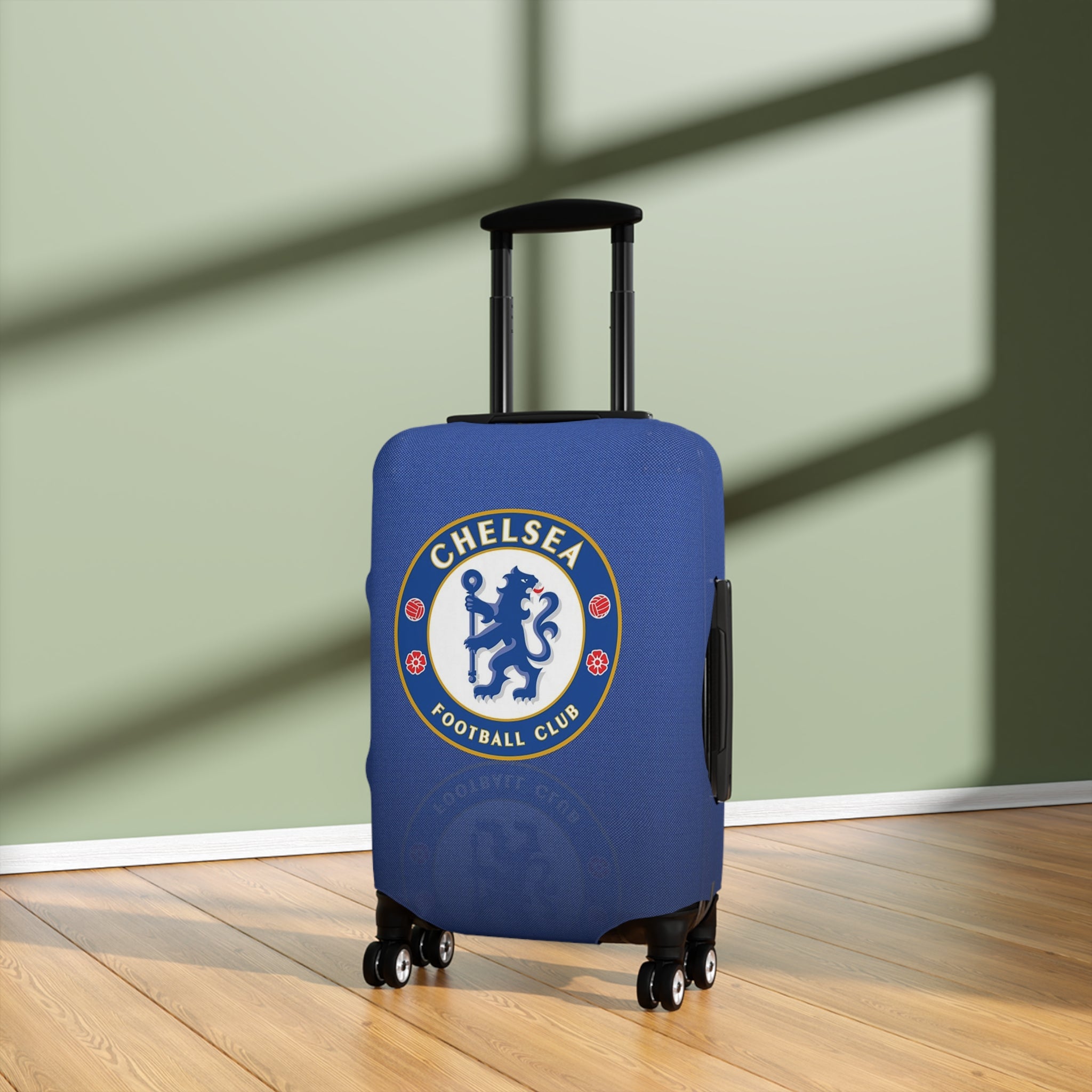 Chelsea Football Club Luggage Cover — Blue Crest Travel Protector