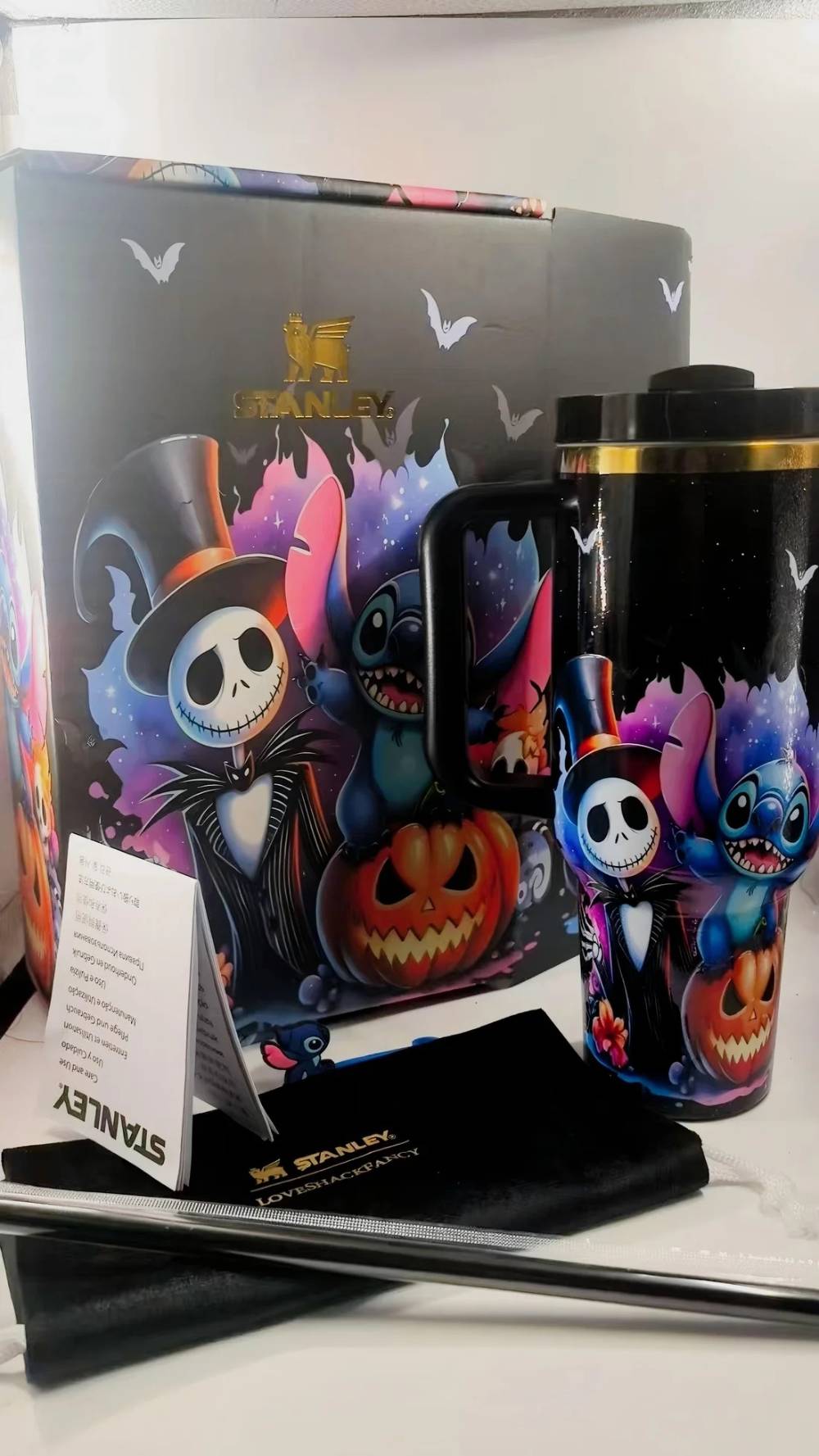 40oz Stanley x Stitch - Halloween Tumbler with Straw & Topper - Limited Edition