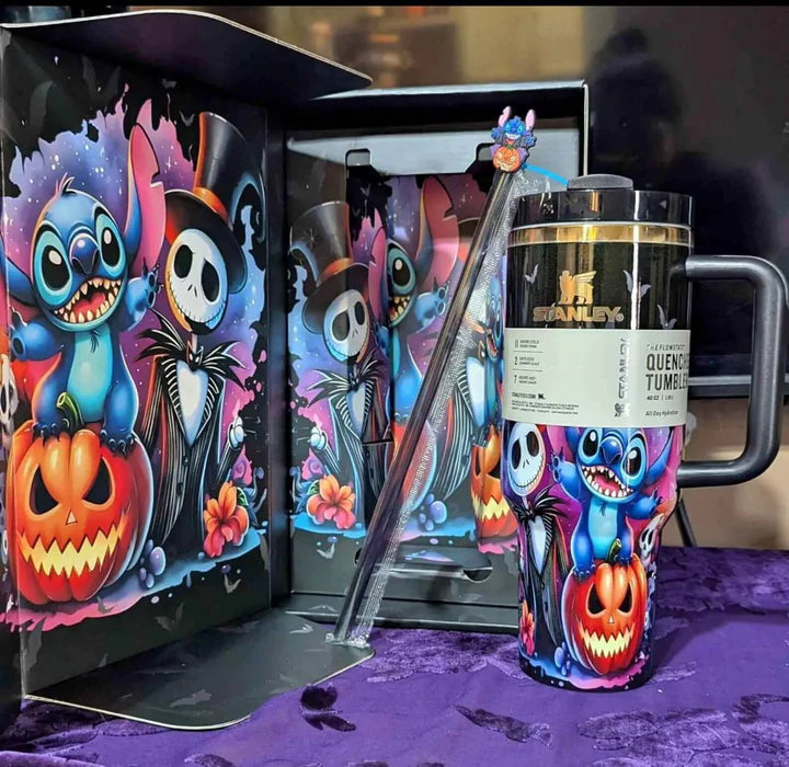 40oz Stanley x Stitch - Halloween Tumbler with Straw & Topper - Limited Edition
